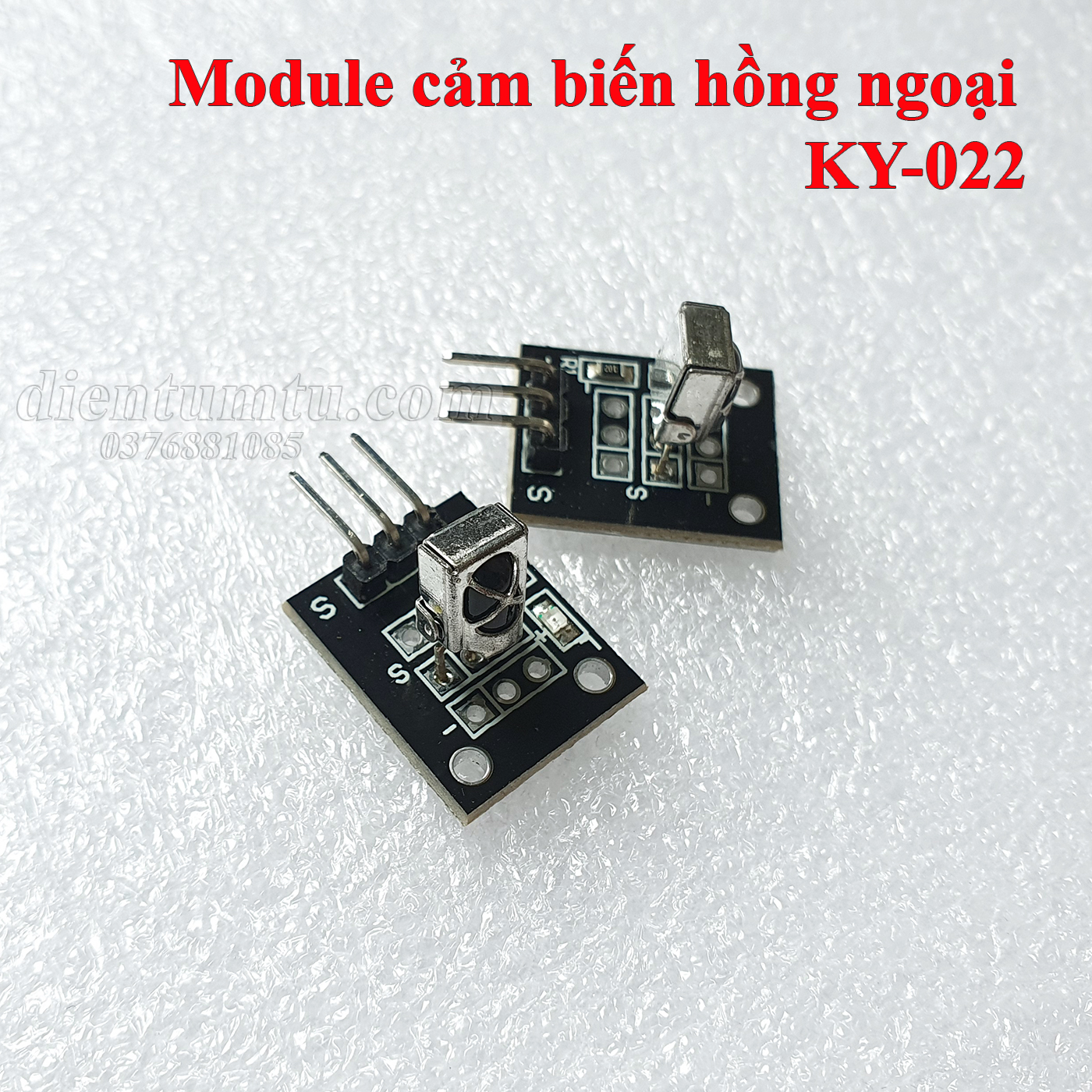 Module cảm biến hồng ngoại KY-022 (Mạch thu tín hiệu hồng ngoại)