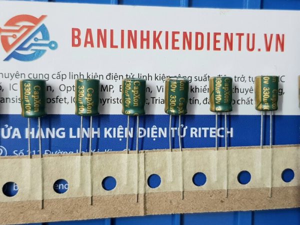 [ Combo 20 chiếc ] Tụ hóa 330uF 10V CapXon kích thước 6.3x9mm