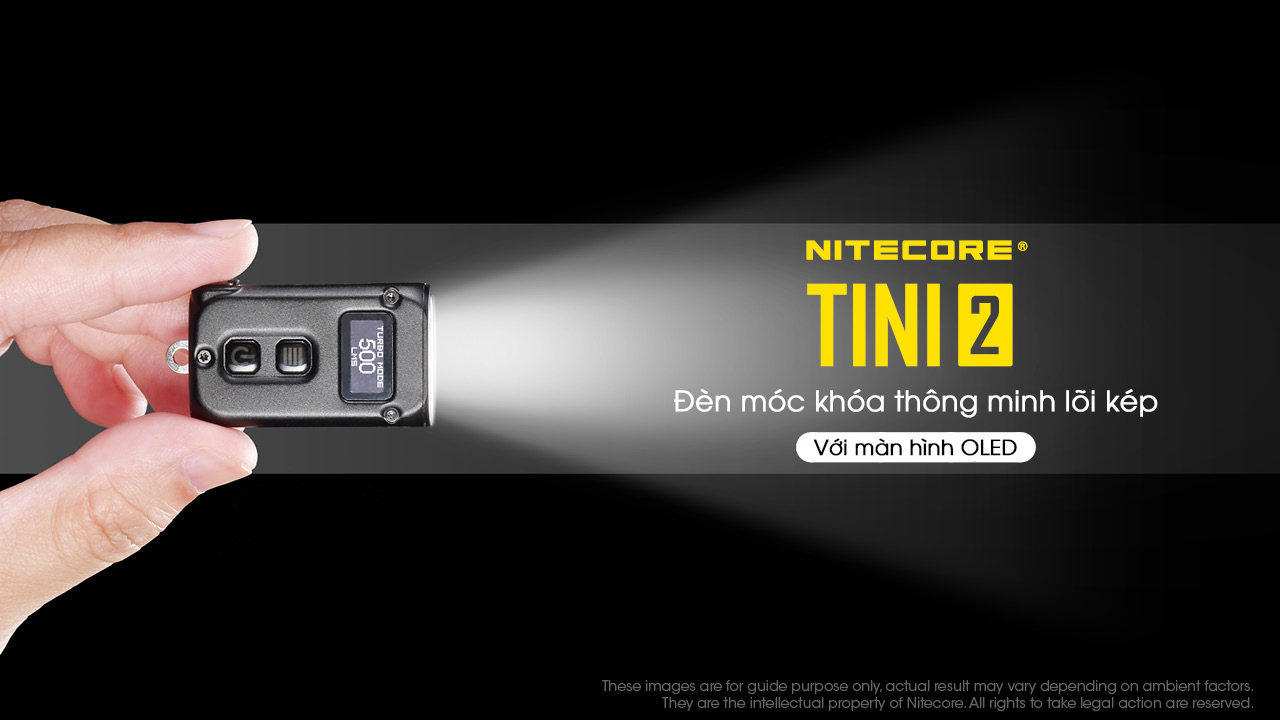 Đèn pin - Tini 2 - Nitecore - Đèn móc khóa thông minh