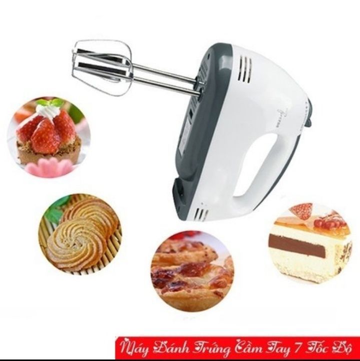 MÁY ĐÁNH TRỨNG VÀ QUẬY BỘT BÁNH 7 CẤP ĐỘ