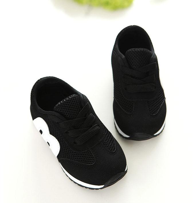 Giày thể thao bé trai thời trang RS009 (Đen) Size 21-30