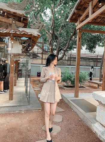 SÉT VÁY VEST XẾP LY 3 MÓN THỜI TRANG XINH