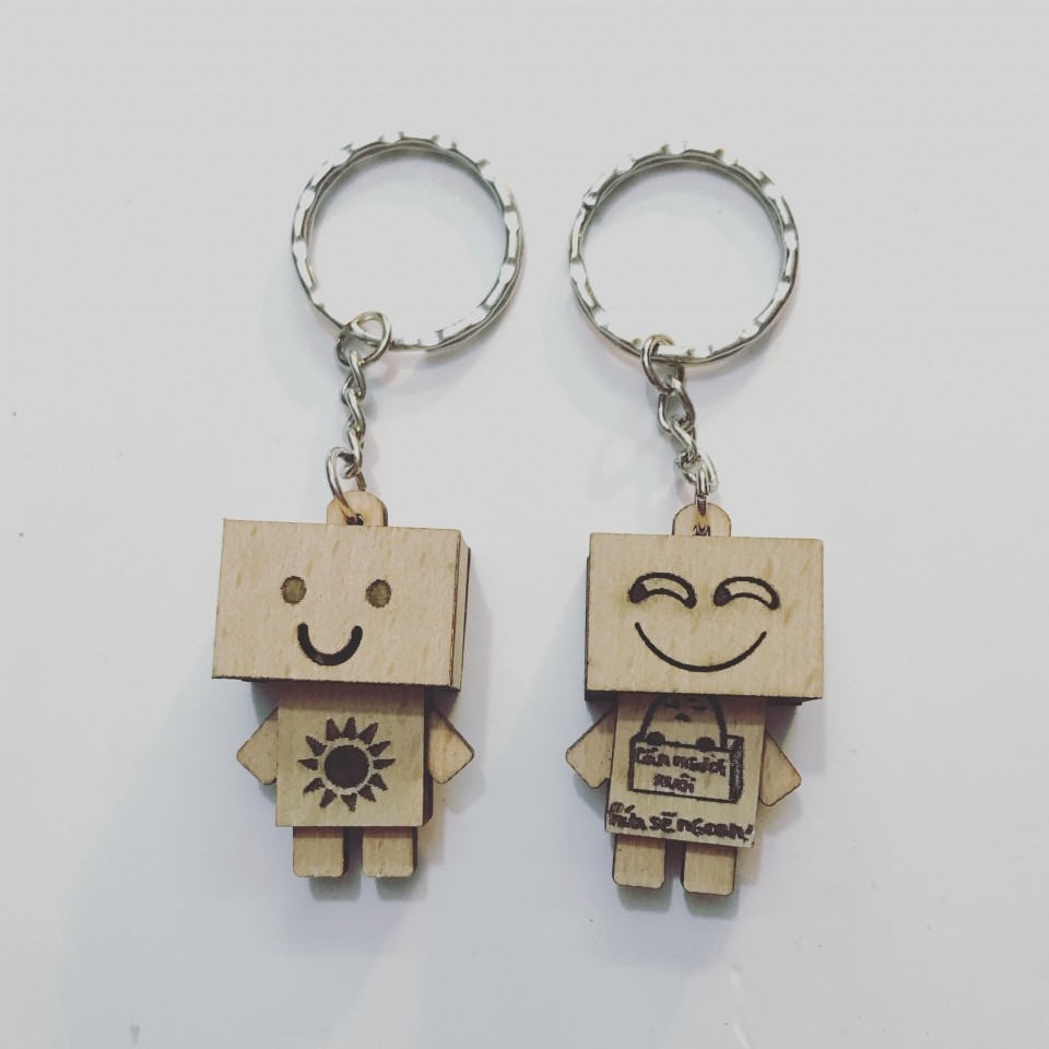 Móc Khóa Gỗ Danbo Siêu Dễ Thương-W29-D7T3