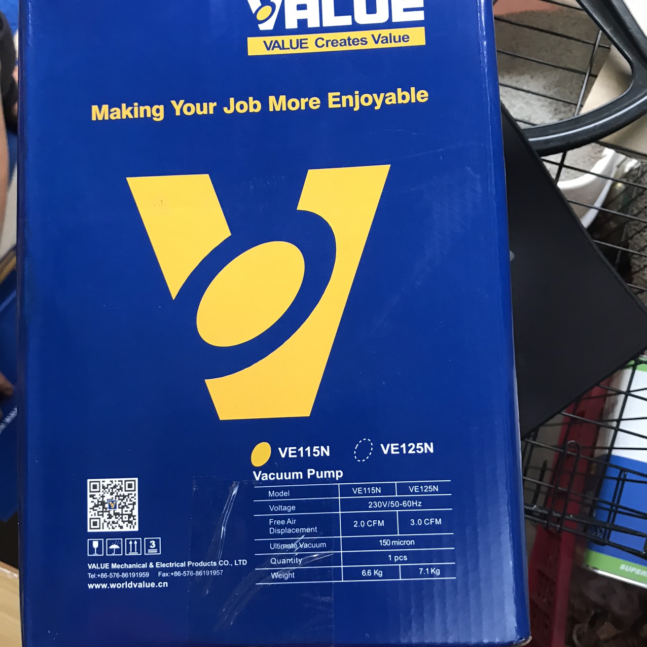 MÁY HÚT CHÂN KHÔNG ĐIỀU HÒA MÁY LẠNH VALUE 2.0 CFM(MODEL: VE115N)