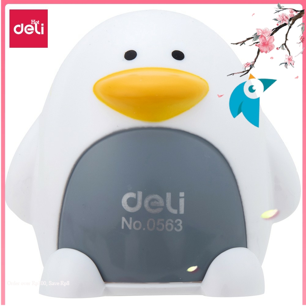 Chuốt gọt bút chì chim cánh cụt dễ thương deli 0563 - quyên byly store