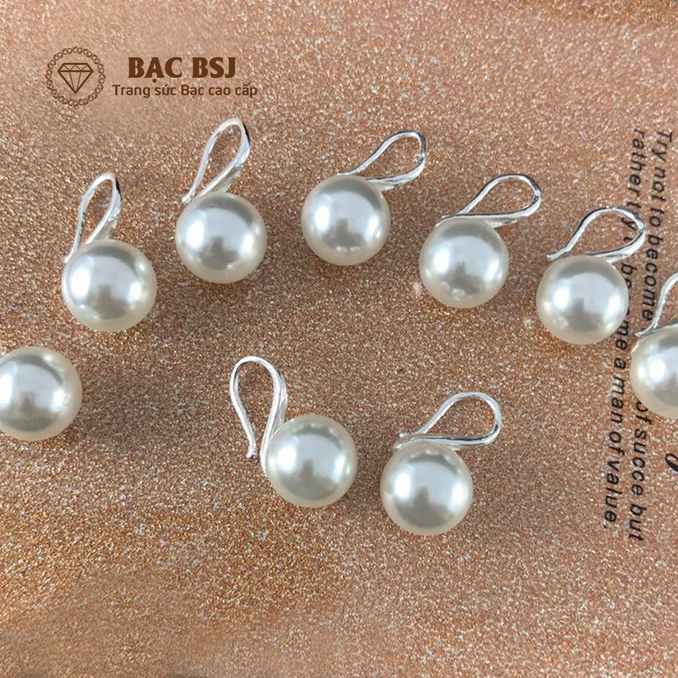 Bông tai nữ Bạc cao cấp. Bạc BSJ - BTNU01