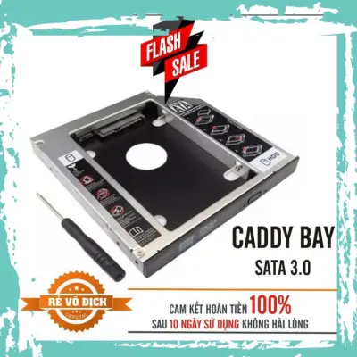Caddy Bay HDD SSD SATA 3 9.5mm/12.7mm - Khay ổ cứng thay thế ổ DVD