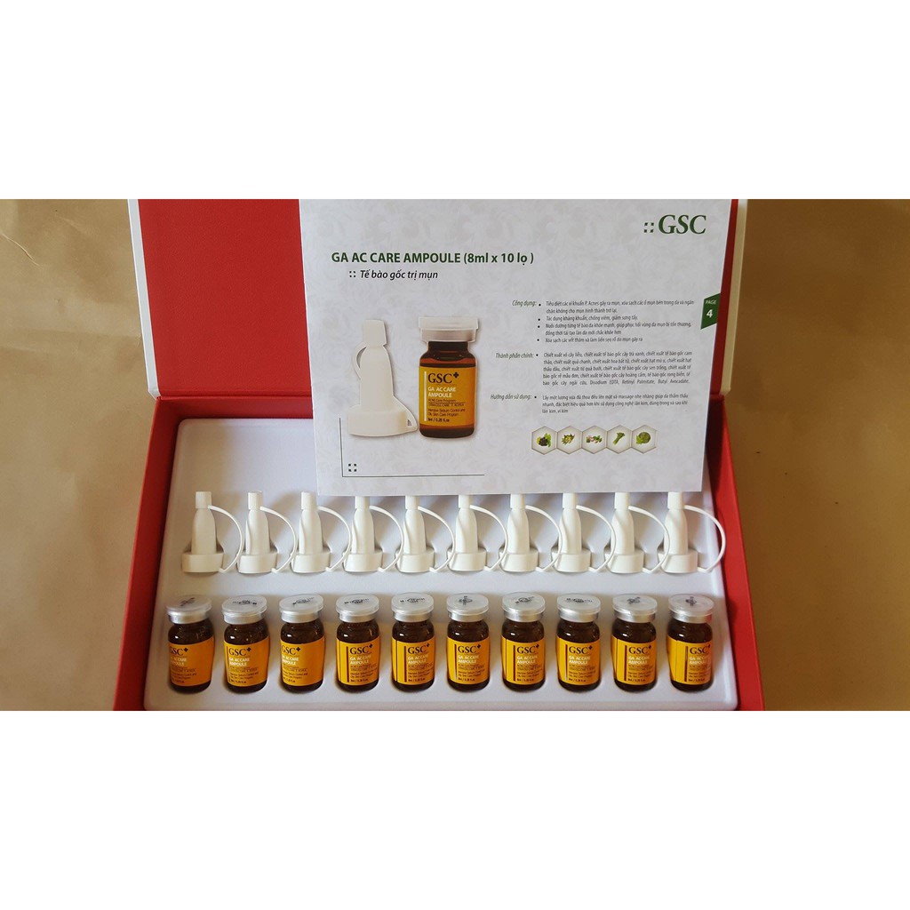 Tế Bào Gốc Trị Mụn GSC GA AC Care Ampoule