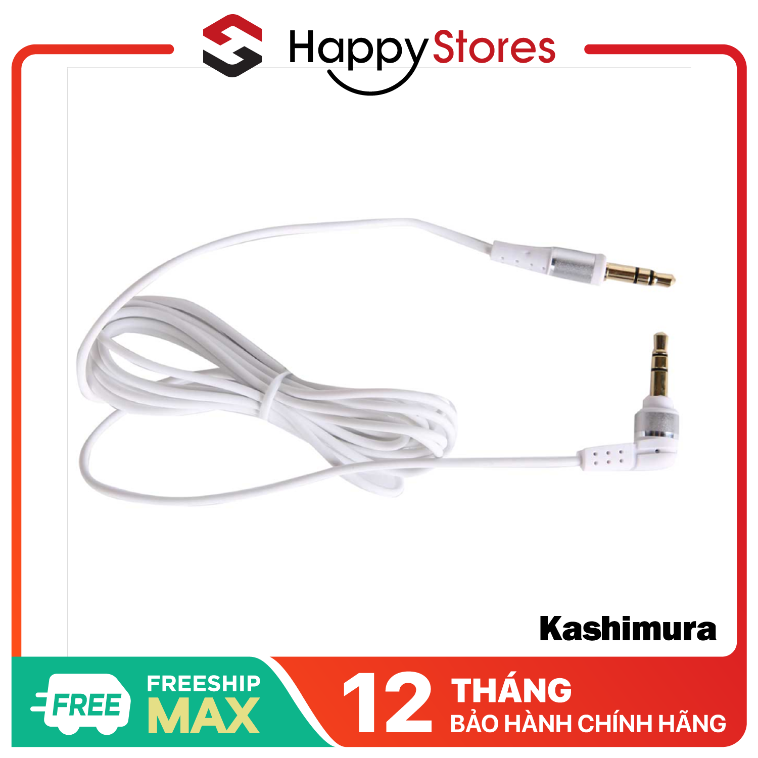 Cáp Âm Thanh Jack 3.5 Kashimura KD-175 Chính Hãng