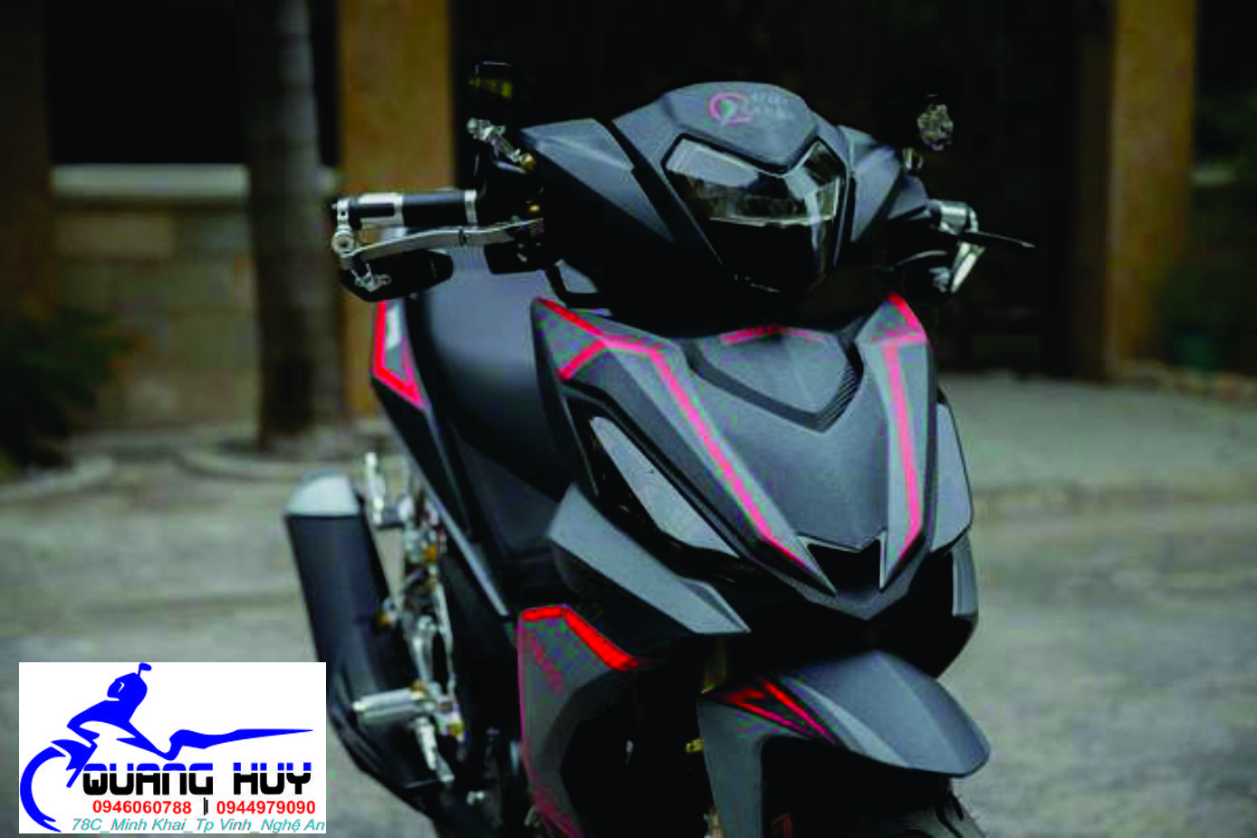 Tem Trùm Winner 150 Đen Chỉ Đỏ,Team Decal Winner 150