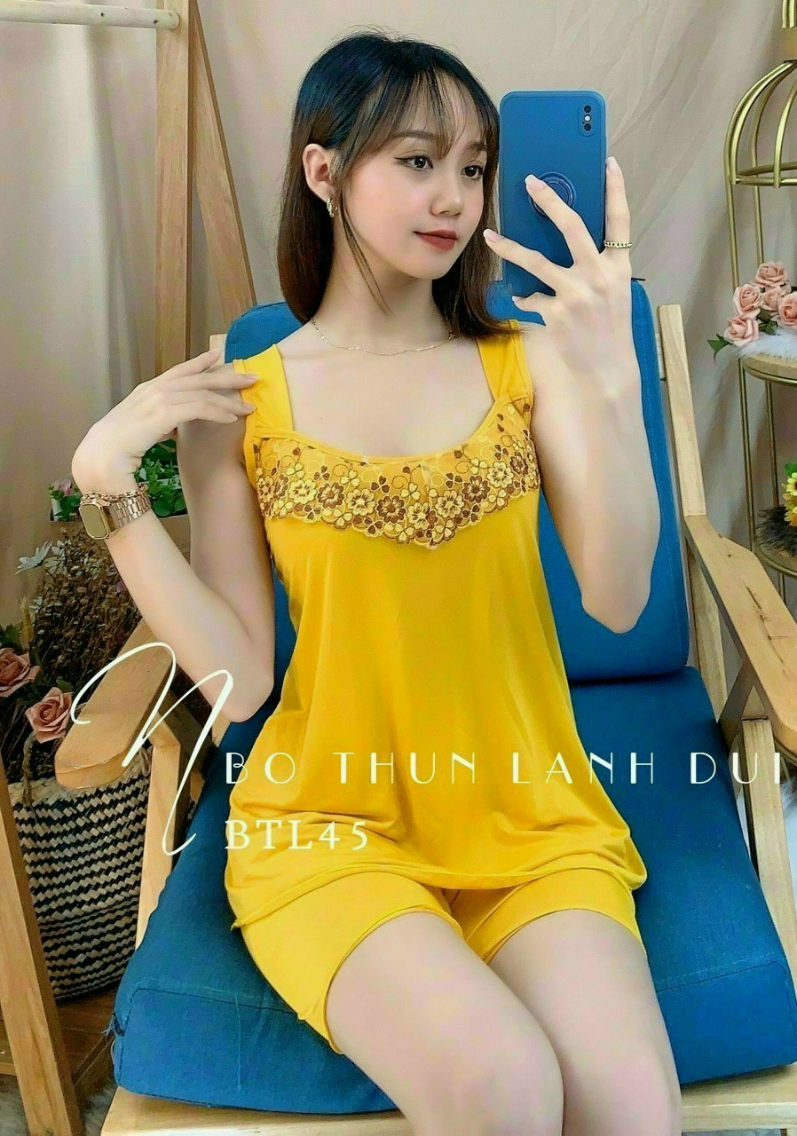 Set đồ nữ thun lạnh đùi Freesize dưới 58kg