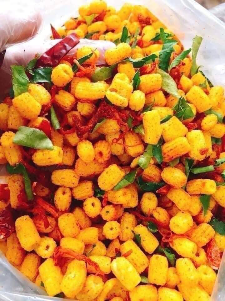 500g NUI SẤY BÒ LÁ CHANH