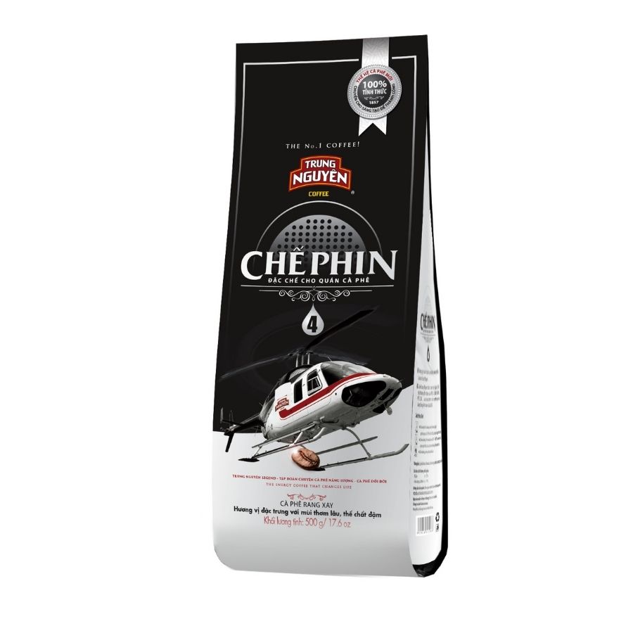Cà phê Rang Xay Chế Phin 4 - 500gr (Arabica, Robusta, Catimor, Excelsa)