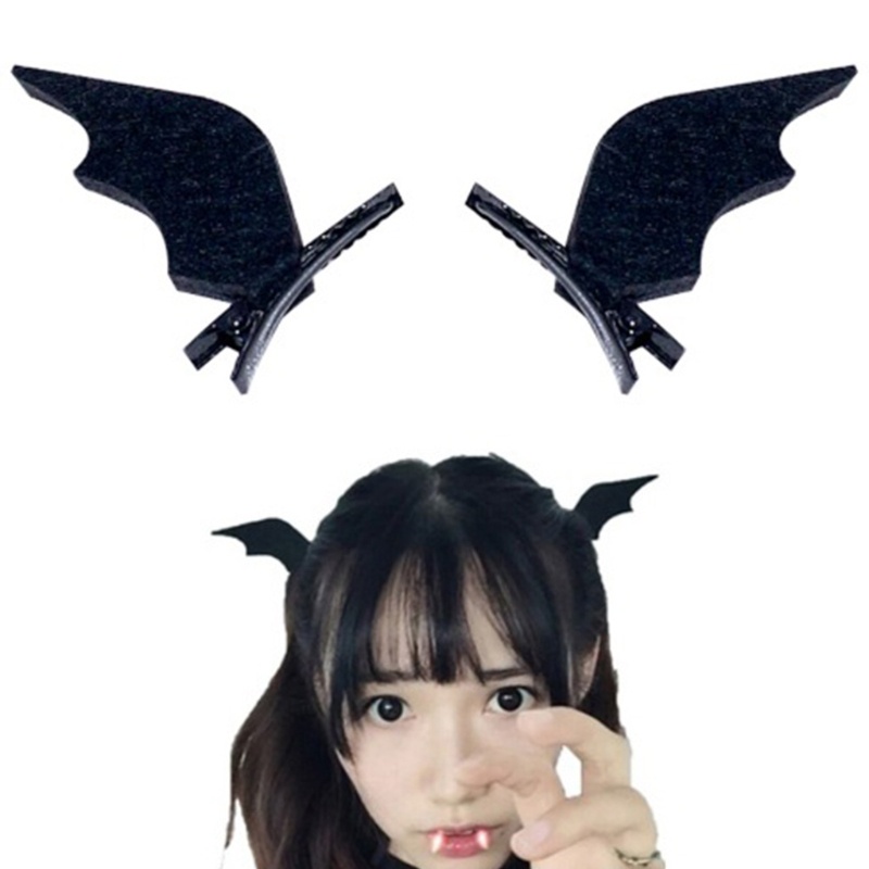 Kẹp tóc hình cánh dơi dùng hóa trang halloween