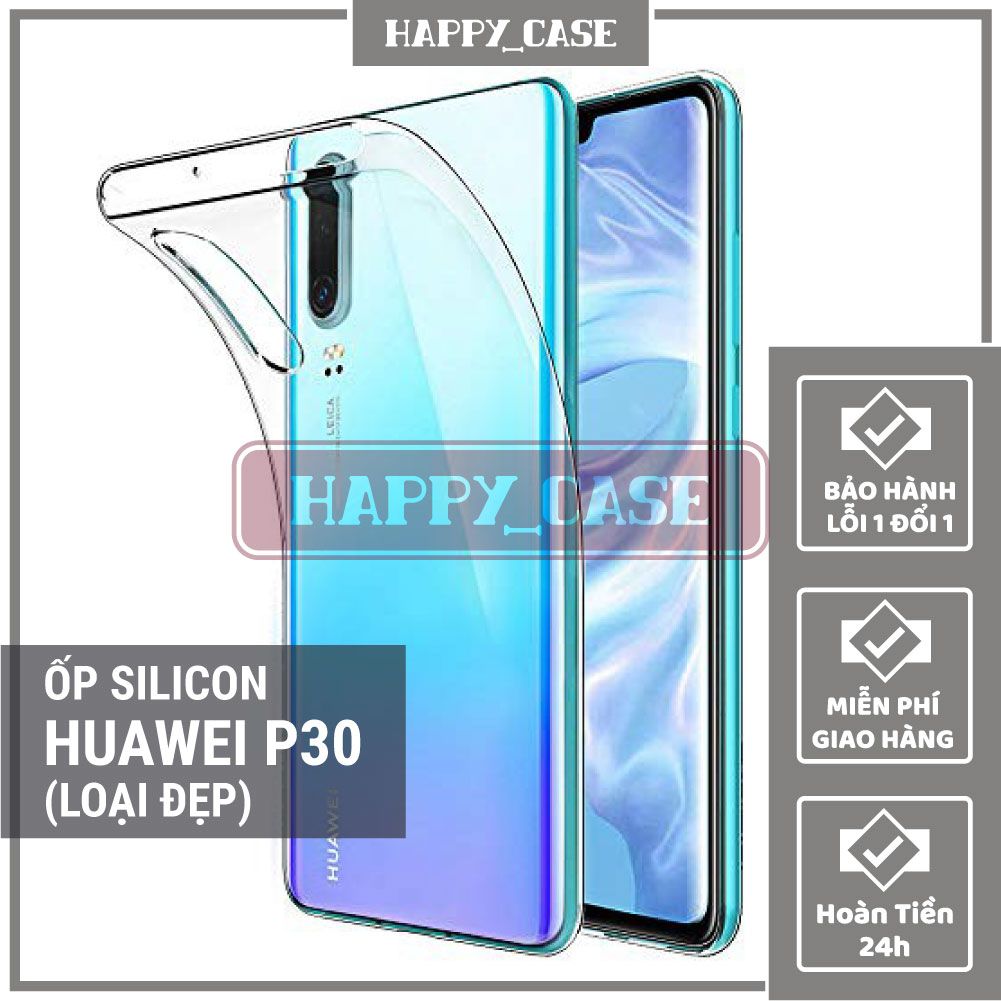 Ốp Lưng Điện Thoại Huawei P30 (Loại Đẹp) Thin Transparent Silicon