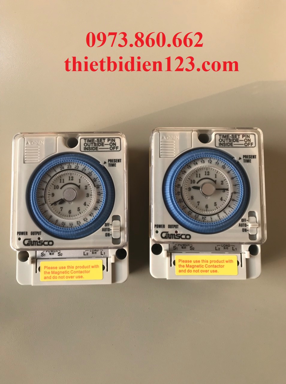 Timer hẹn giờ Camso 24h - công tắc hẹn giờ thời gian thực TBN5