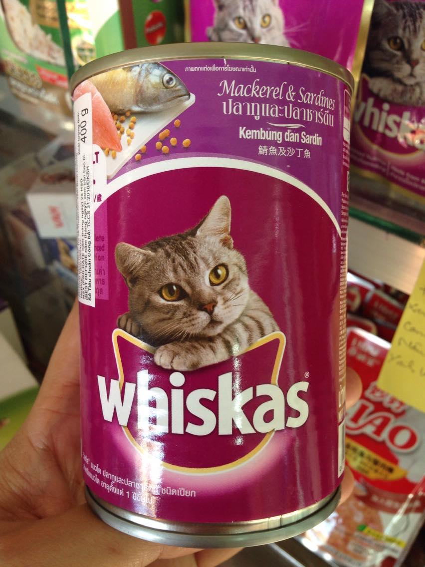 Pate lon cho mèo Whiskas 400g