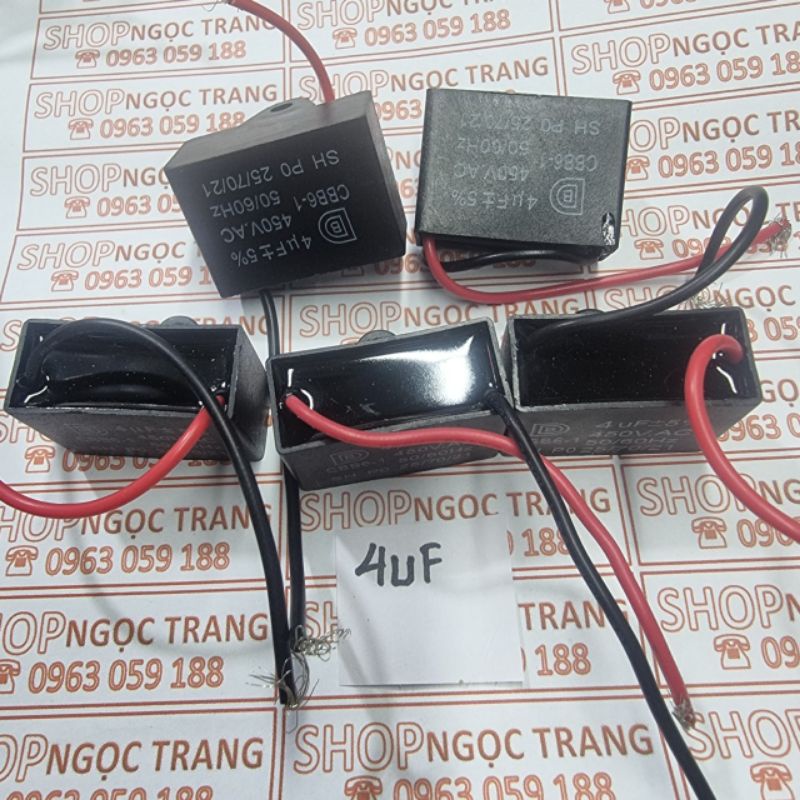Tụ Quạt 4MF - 450V