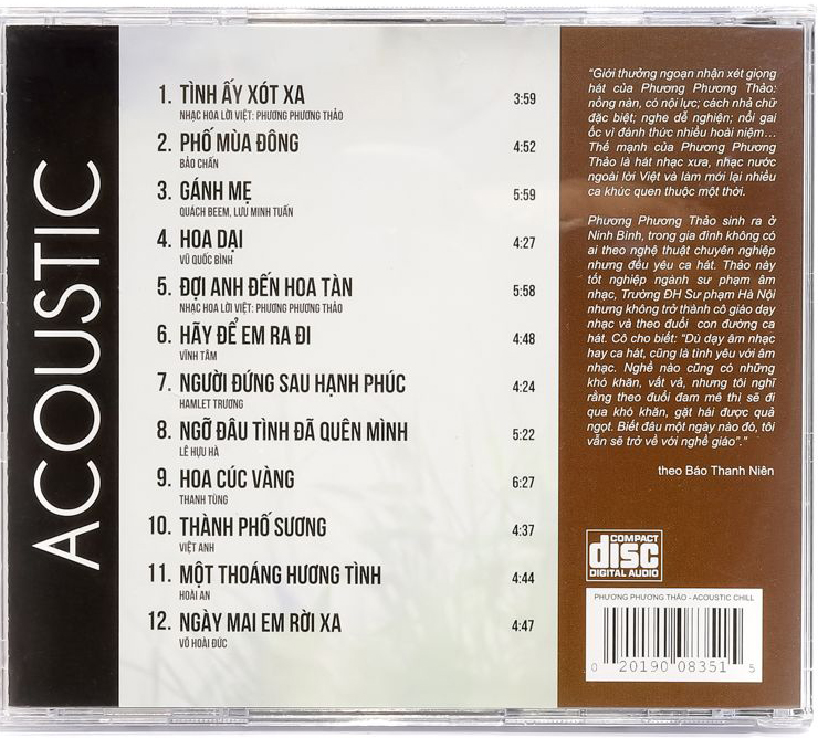 Phương Phương Thảo - Chill Acoustic (Cd phiên bảnF1)
