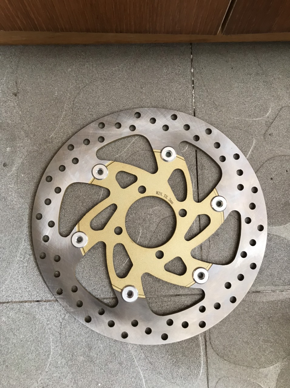 ĐĨA THẮNG-ĐĨ PHANH YAZ 260 HAY 267MM-4 LỖ ỐC 8LI LÊN CHO TẤT CẢ CÁC DÒNG XE