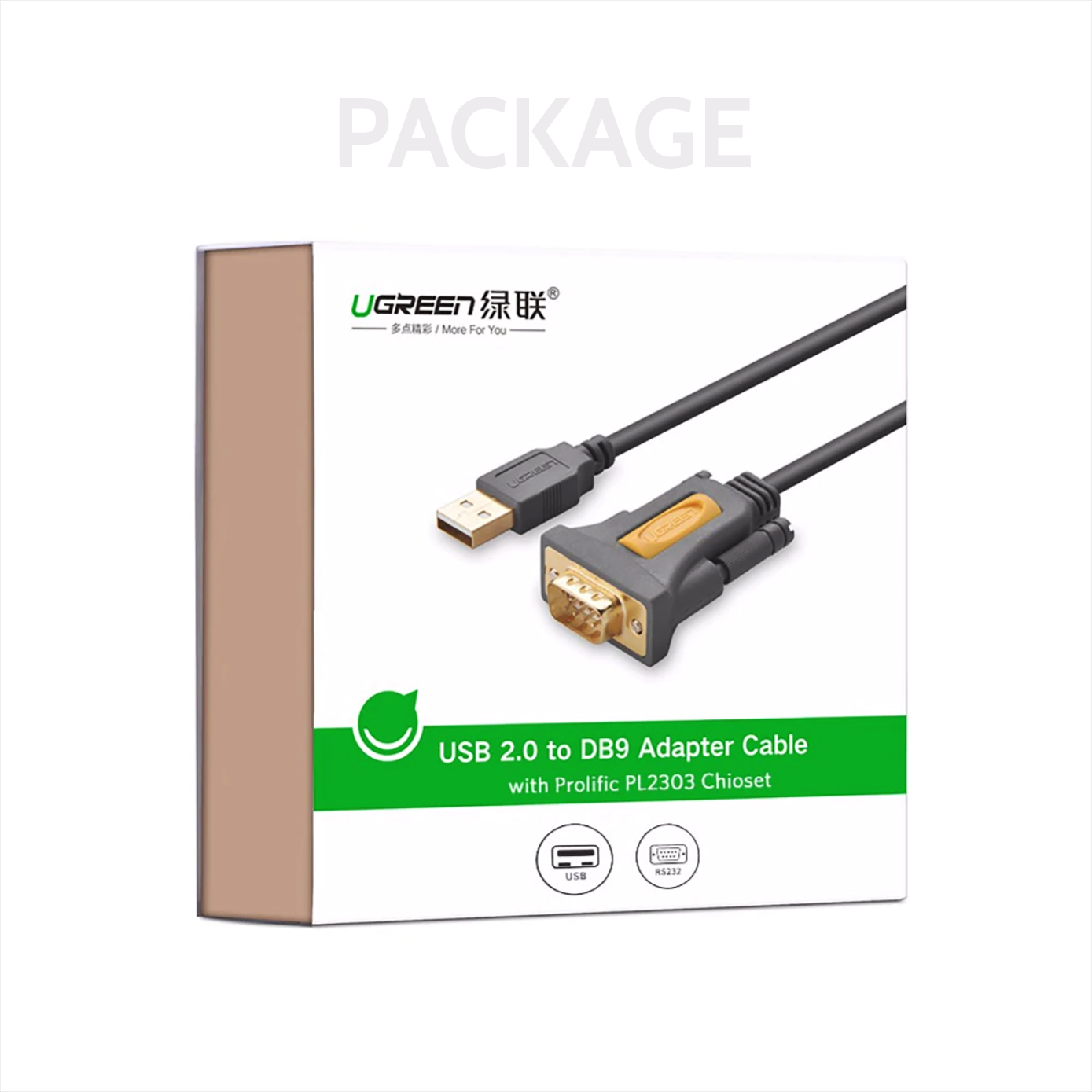 [HCM]Cáp USB to Com ( RS232 )Chính Hãng Ugreen CR107 Cao Cấp