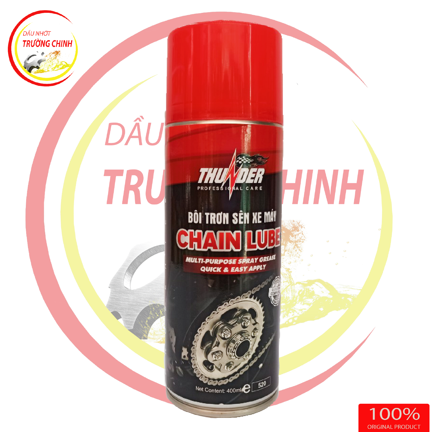 [HCM]CHAI RỬA SÊN VỆ SINH SÊN XE THUDER 400ML