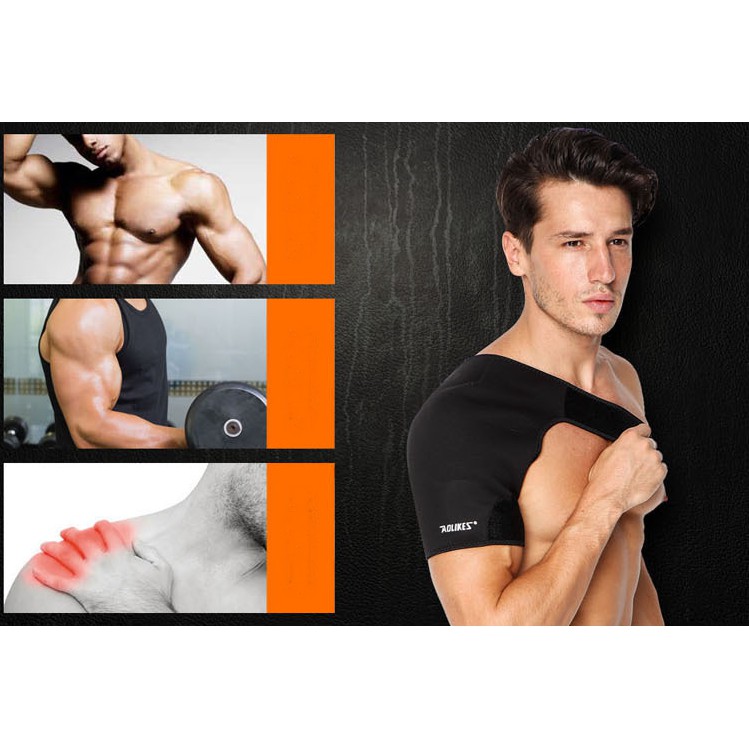 Đai Bảo Vệ Khớp Vai Đai Quấn Vai Aolikes AL 1693 1697 Tập Gym Thể Thao Cố Định Bảo Vệ Chấn Thương Cầ