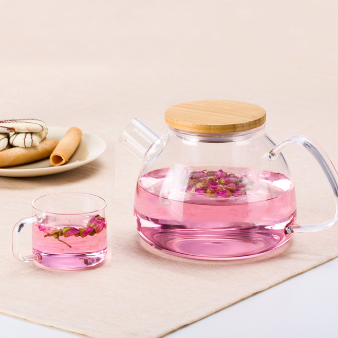 Bộ bình lọc trà thủy tinh Samadoyo NA923 900ml (Bình + 2 tách 150mL)