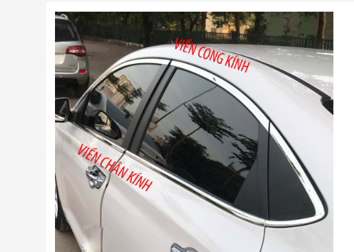 Nẹp viền cong, chân kính Hyundai Accent 2018-2022