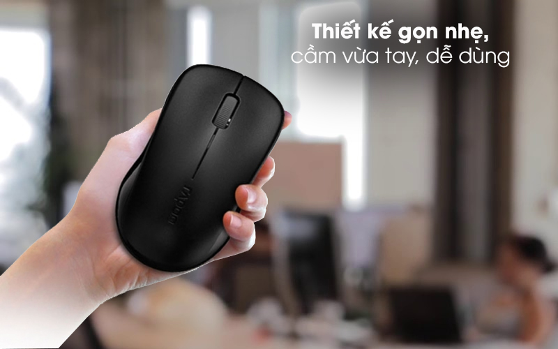 Chuột không dây Rapoo 1680 Silent - đầu thu USB 2.4Hz