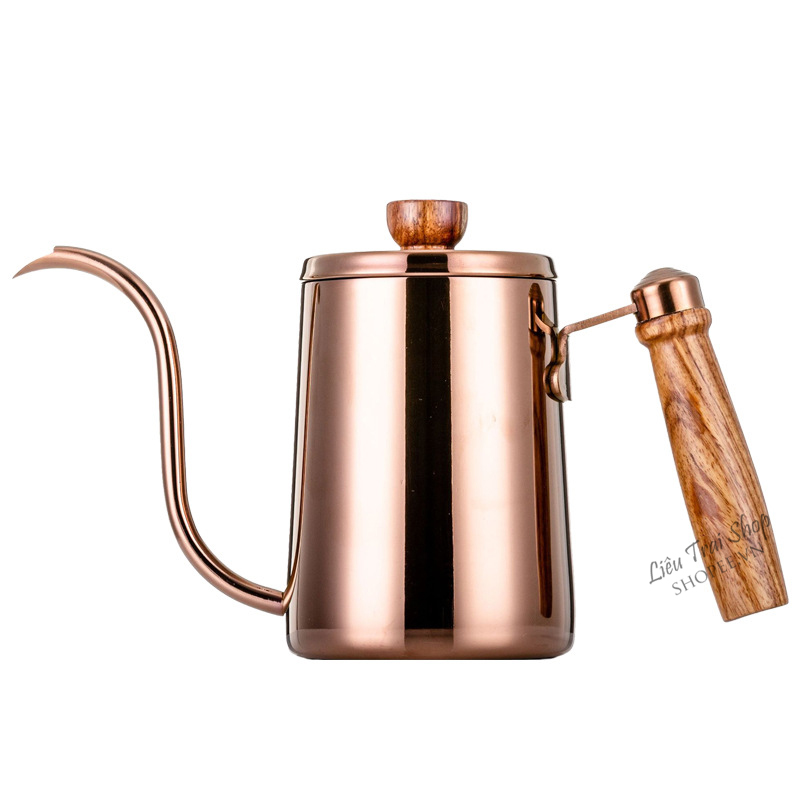 Bình drip ấm drip pha cà phê cafe pourover ấm cổ ngỗng v60 drip kettle