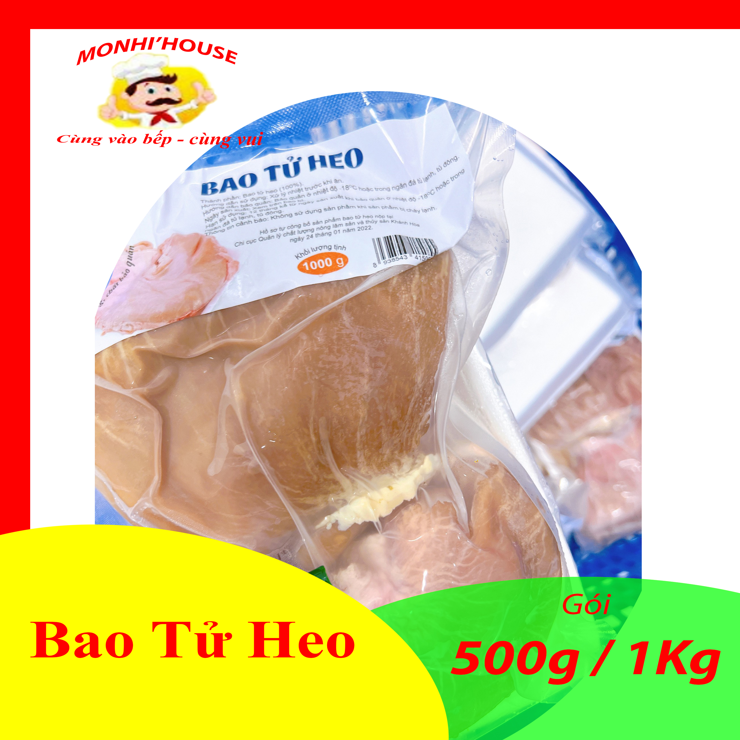 1KG BAO TỬ HEO ( DẠ DÀY HEO ) LÀM SẠCH_ GIAO HỎA TỐC