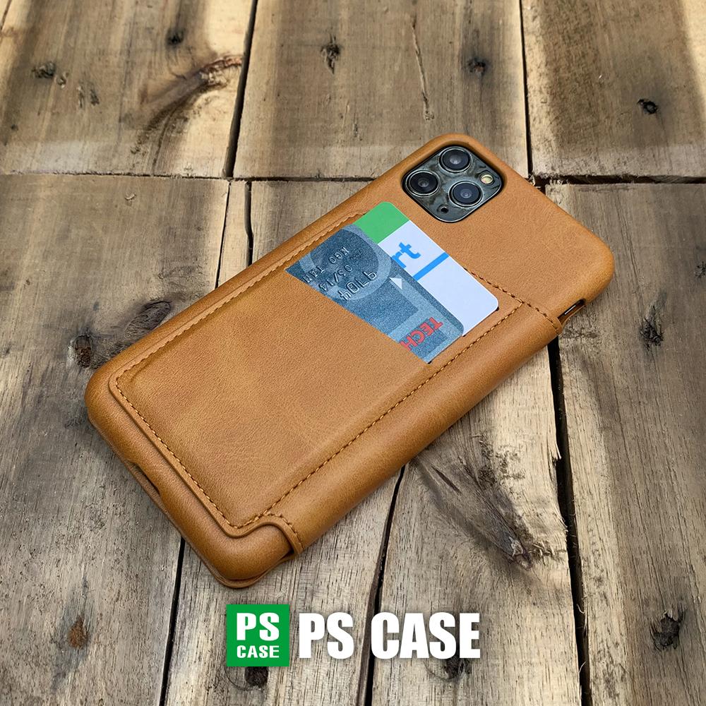 Bao da kiêm ví dành cho iPhone 11 Pro - màu vàng - PS Case Phân Phối