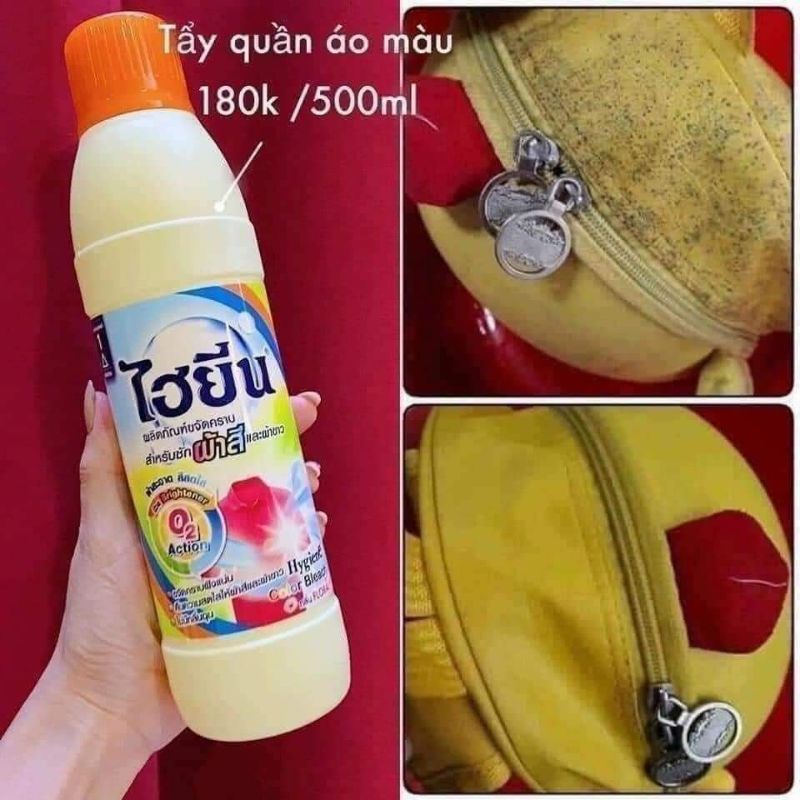 Nước tẩy quần áo màu Hygiene Thái Lan