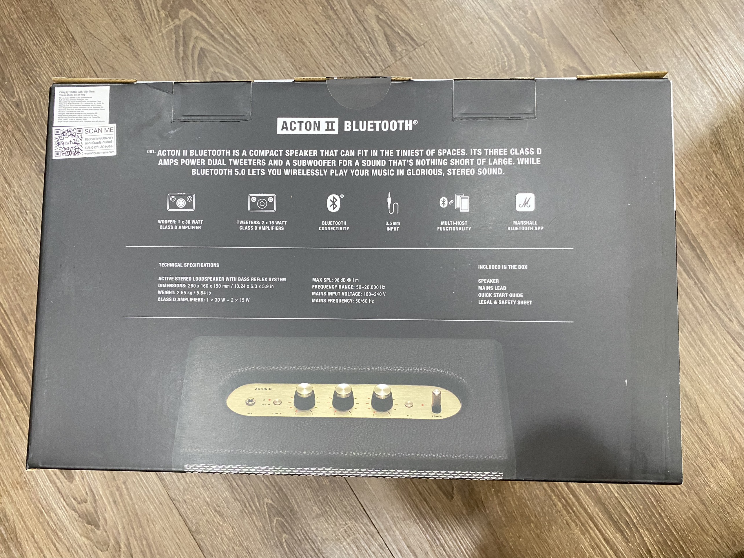Loa Bluetooth Marshall Acton 2 BH 12tháng Chính Hãng