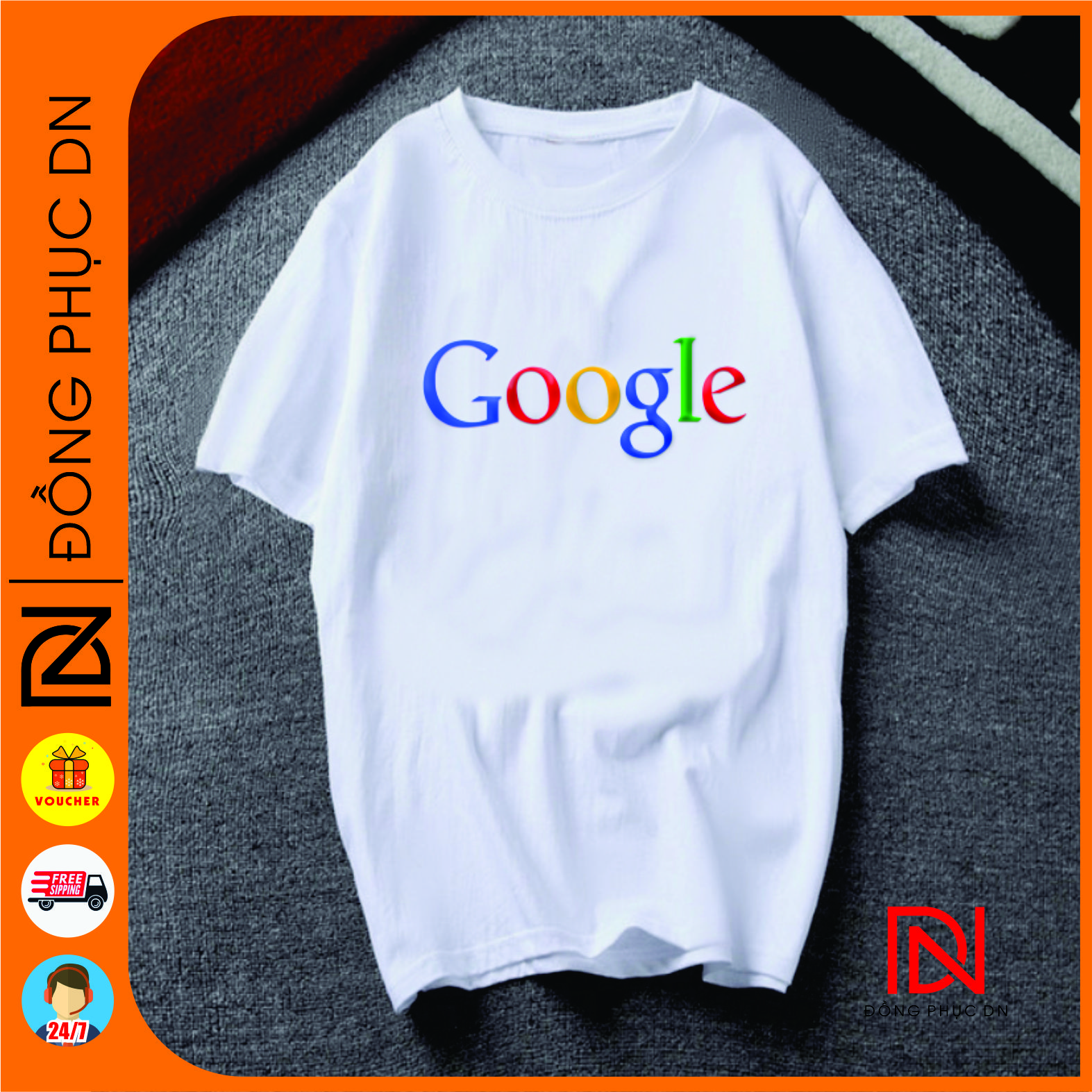 Áo thun GOOGLE - nam nữ chung form