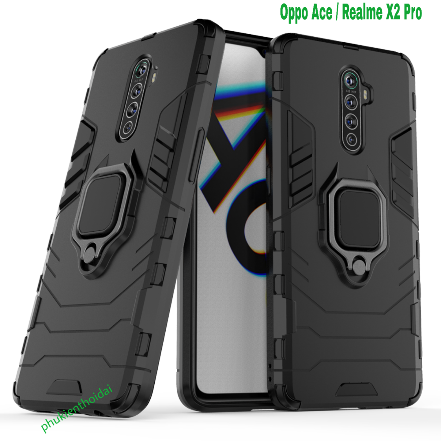 Ốp lưng Oppo Reno Ace / Realme X2 Pro chống sốc Iron Man Iring siêu bền