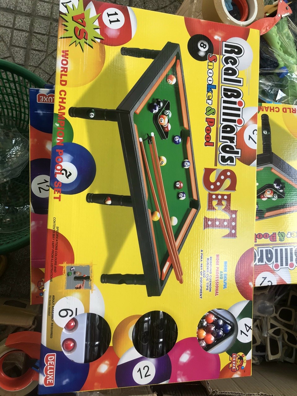 Bàn bi - a size to Real Billiards set cho bé