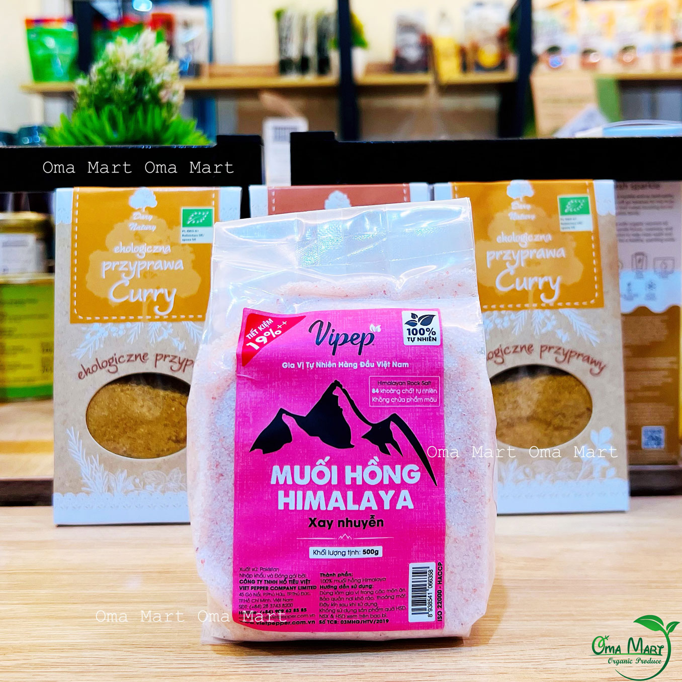Muối hồng Himalaya Vipep ( dạng túi )