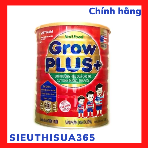 (Date T9/2024)Sữa bột Nutifood Grow Plus 1.5 kg (Đỏ)
