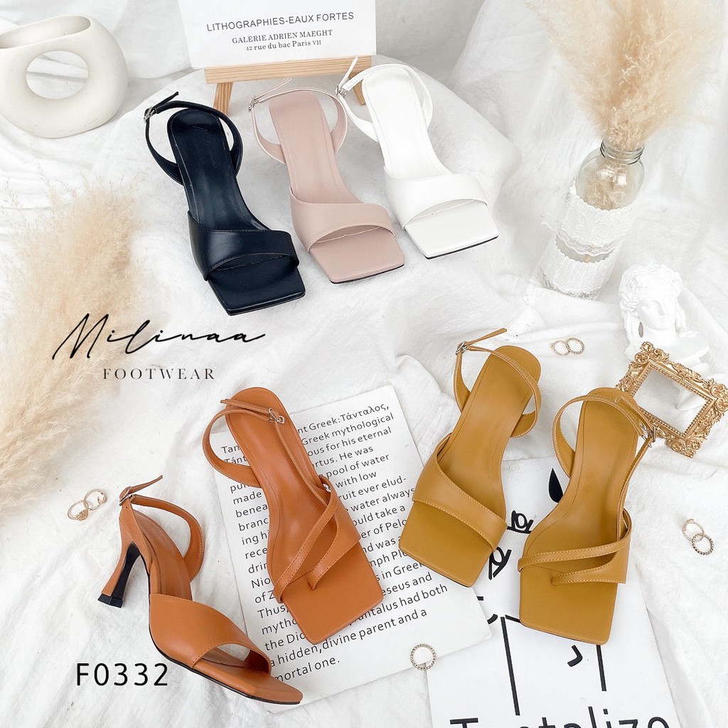 CAO GÓT SLINGBACK BẢY PHÂN BẢN 2IN1 F0332