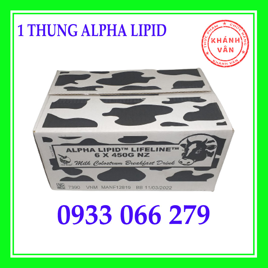 HCM 1 Thùng 6 Hộp  Sữa Non Alpha Lipid 450g New Zealand