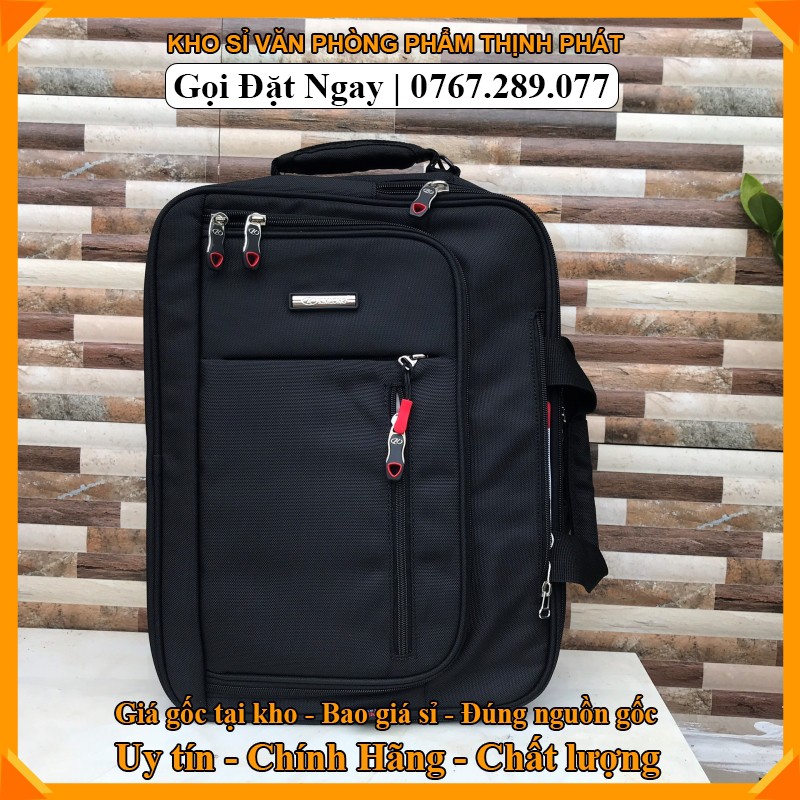 Balo , cặp đa năng học sinh cấp 2,3 màu đen ( 40x16x30cm ) (VPP THỊNH PHÁT)