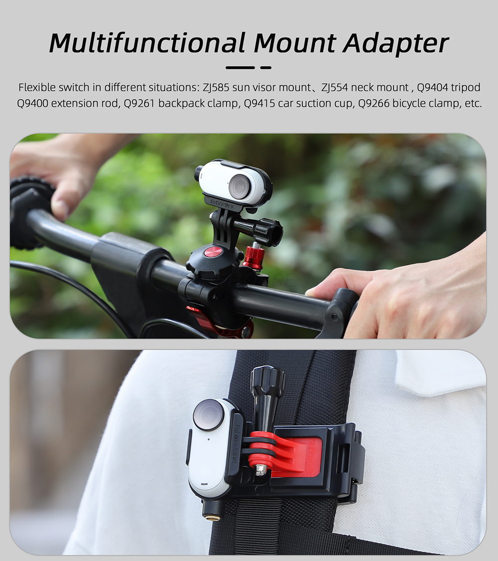 Mount Expansion cket For Insta360 GO 3 Camera Adapter Extension Quick Release Action Camera Accessories