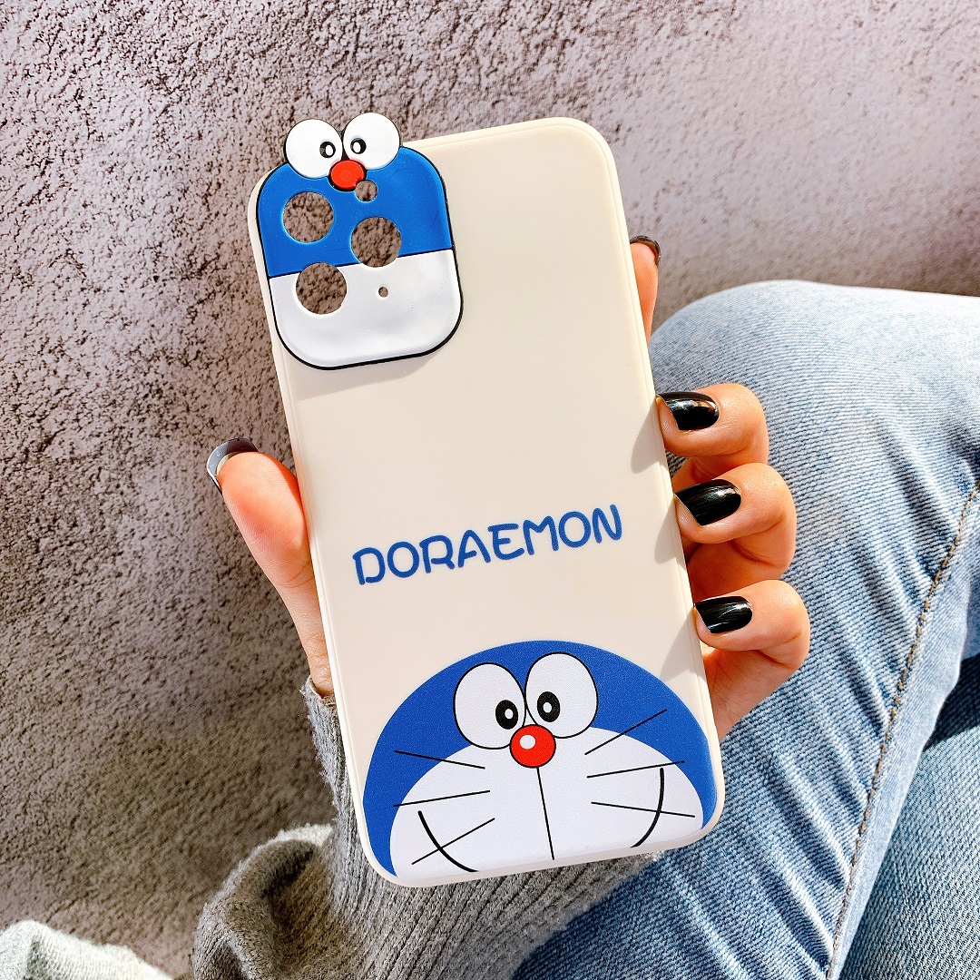 Ốp Lưng Silicon Bảo Vệ CAMERA Doraemon x Voi Dumbo