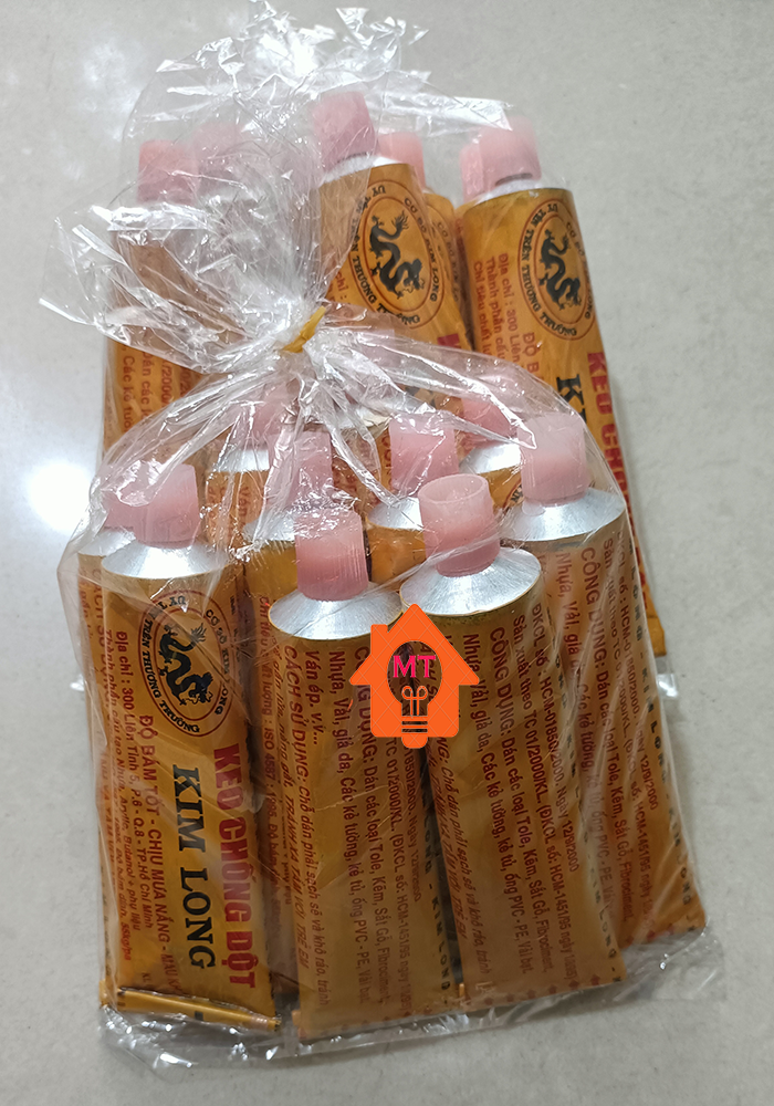 (Combo 2, 5, 10 Tuýp) Keo chống dột Kim Long (Tuýp 45 Gr)