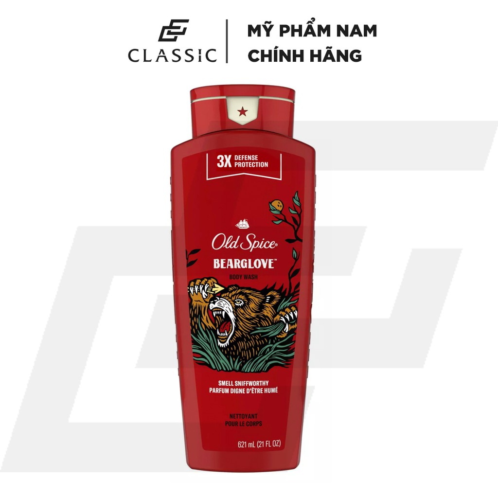 Sửa tắm old spice bearglove 473ml - chính hãng usa