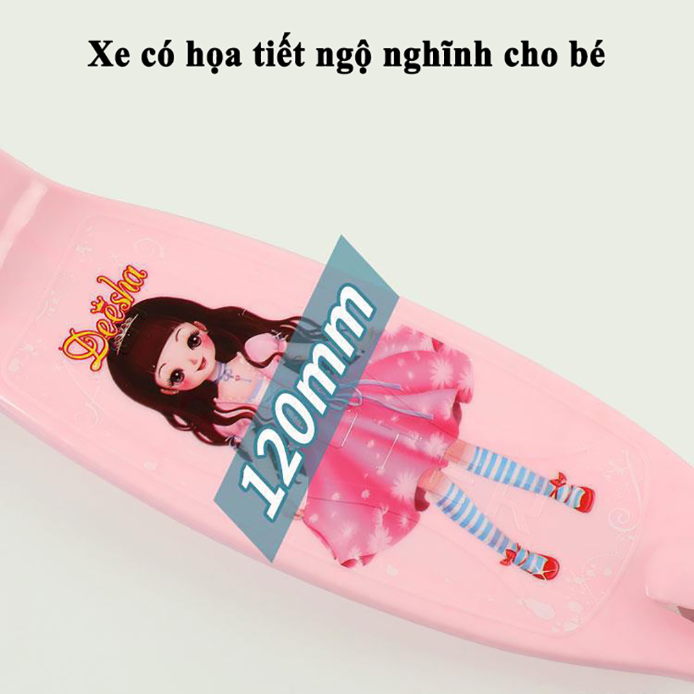 Xe trượt scooter cho bé có bánh xe phát sáng.