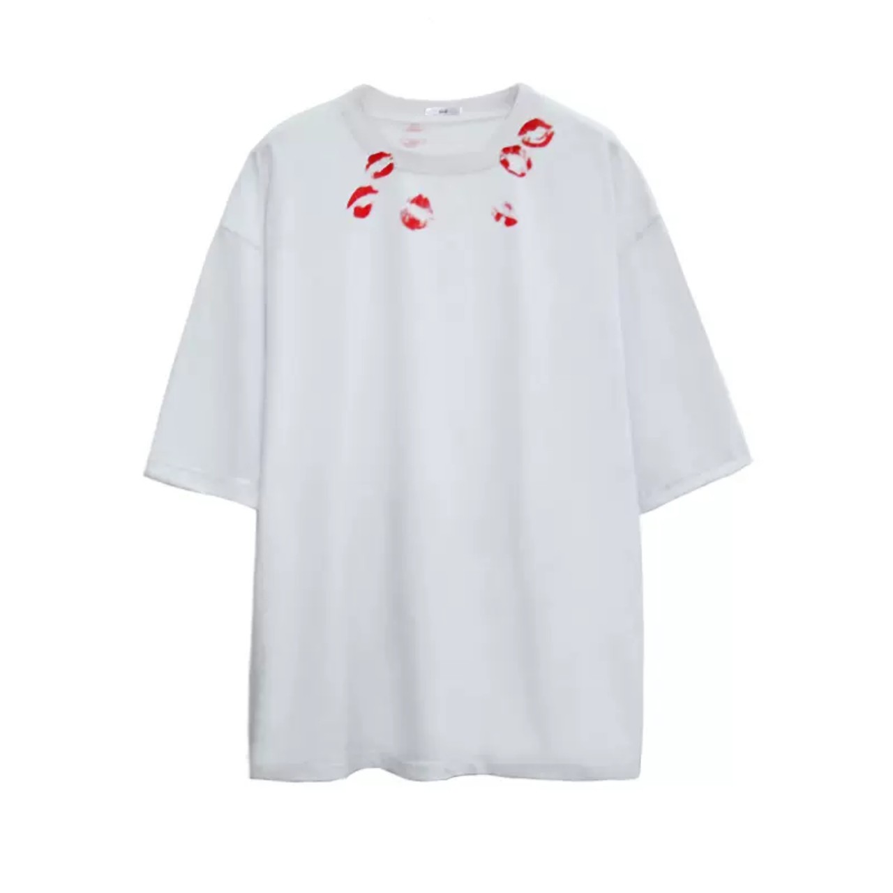 Áo thun Stee SWEET KISS In White Unisex