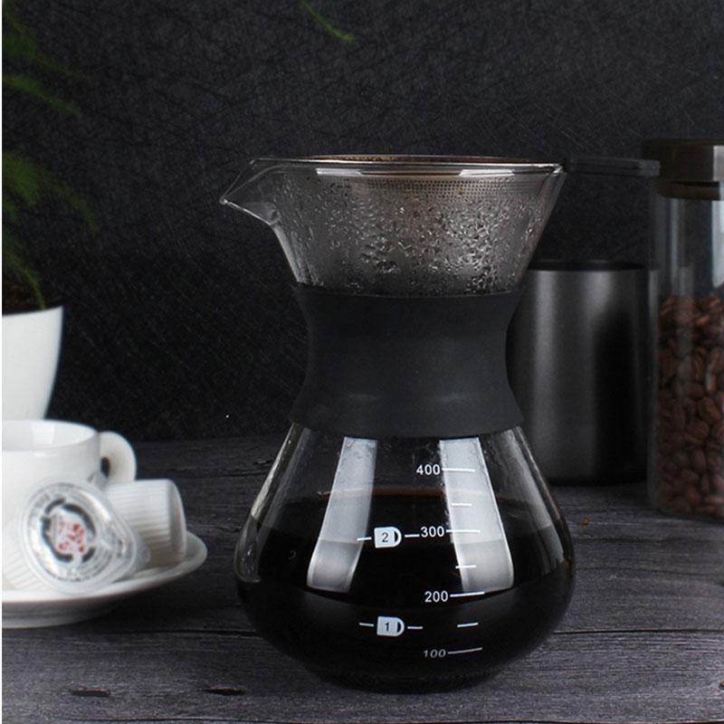 Bình pha cafe Drip Coffee 450ml phin Inox
